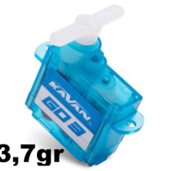 Sub micro servo 3,7gr GO-03 0,8kg 0,12s 4,8-6v 19,8x8,4x21,3mm