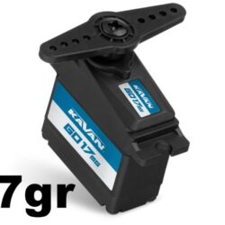 Mini servo 17g GO-17MG analogico ingr. metallo 2,5kg 0,12s 28,3x13,3x29,