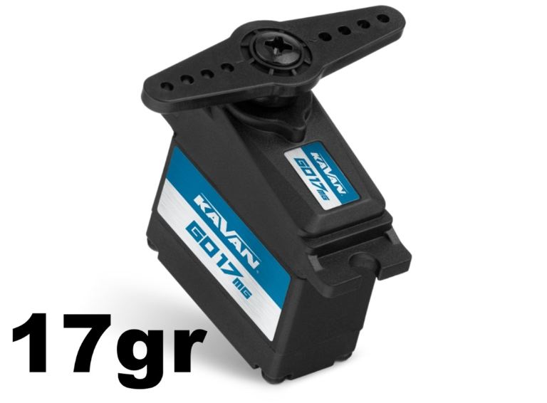Mini servo 17g GO-17MG analogico ingr. metallo 2,5kg 0,12s 28,3×13,3×29, – KAV20-017