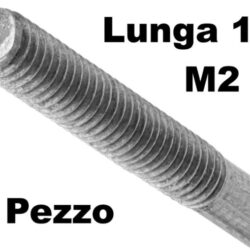 Asta in acciaio zincato M2 1000mm 1 pz
