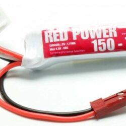 LiPo 2s 7,4v 150mAh 30C BEC RED POWER XT 11gr 46x12x11mm