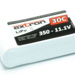 LiPo 3s 11,1v 350mAh 30/60C BEC Extron X2 35gr 47x25x15mm