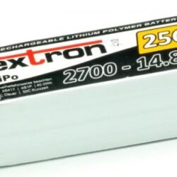 LiPo 4s 14,8v 2700mAh XT60 25/50C Extron X2 245gr 107x33x35mm
