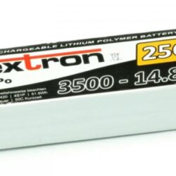LiPo 4s 14,8v 3500mAh 25/50C XT90 Extron X2 365gr 138x45x29mm