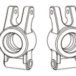 MJX Hyper GO 1/14 Fuselli posteriori 2pz