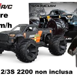 Monster Truck Brushless 1/16 Oltre 90km/h LiPo 2/3s 2200mAh non inclusa