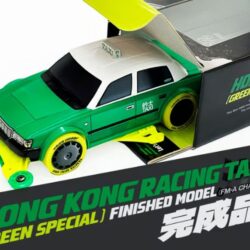 Racing Taxi Green montato telaio FM-A Mini4wd Hong Kong
