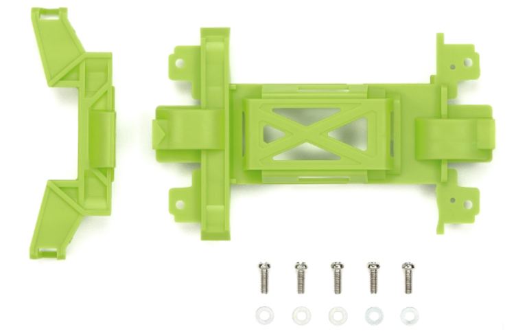 Copertura Ingranaggi Giallo-Verde Telaio MS Mini4wd – TAM95701