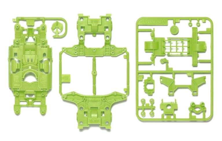 Telaio MS Colore Giallo Verde Mini4wdPro – TAM95702