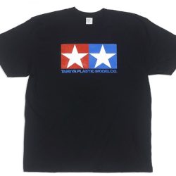 T-Shirt Nera Tamiya L 100% Cotone