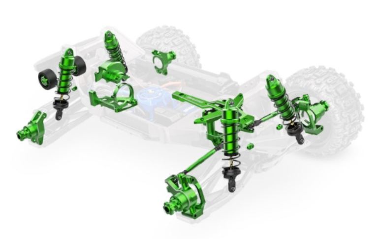 Traxxas MAXX verde Ultimate Edition Vxl-4s Quasi 100km/h