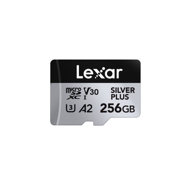 256GB Lexar MicroSDXC Silver Plus A2 V30
