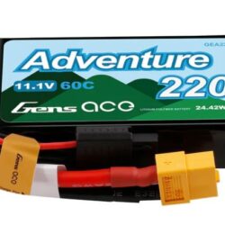 LiPo Adventure 3s 11,1v 2200mAh XT60 60C 158gr 90x43x19mm