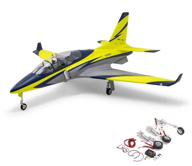 Hangar9 Viper 100N Turbine Jet ARF with Electric Retract Set – HORHAN-3625CR