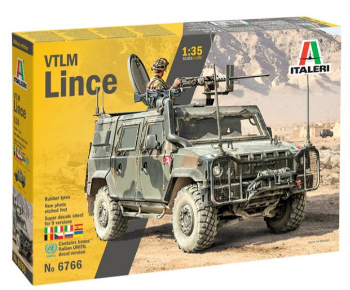 Velicolo tattico leggero VTLM Lince 1/35 Italiano – ITA6766