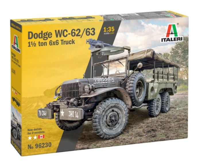 Dodge WC62/63 1 T 6×6 Truck 1/35 – ITA96230