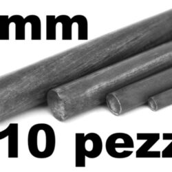 Tondino di acciaio armonico 3mm 10pz lunghi 1mt