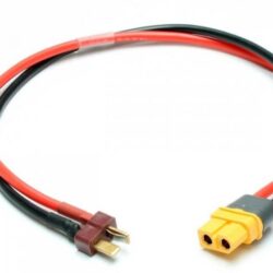 Cavo di ricarica adattatore XT60 > Deans T-plug lunghezza 320mm 14AWG