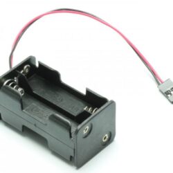 Porta batterie per 4 stilo AA quadrato con connettore JR