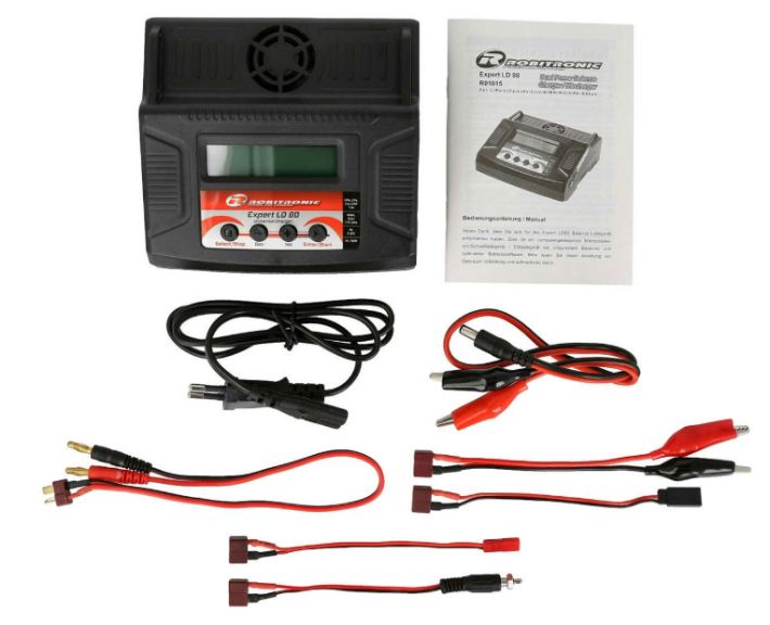 Caricabatterie Exper LD80 v2 7A 80W 12+220v LiPo 1-6s