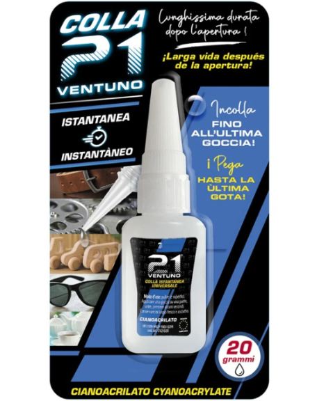 COLLA 21 CIANOACRILATO 20gr - REV0004COLLA