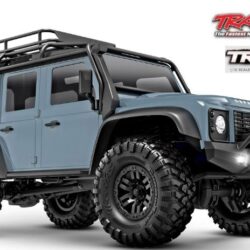 Land Rover Defender azzurro 1/18 TRX4M Traxxas