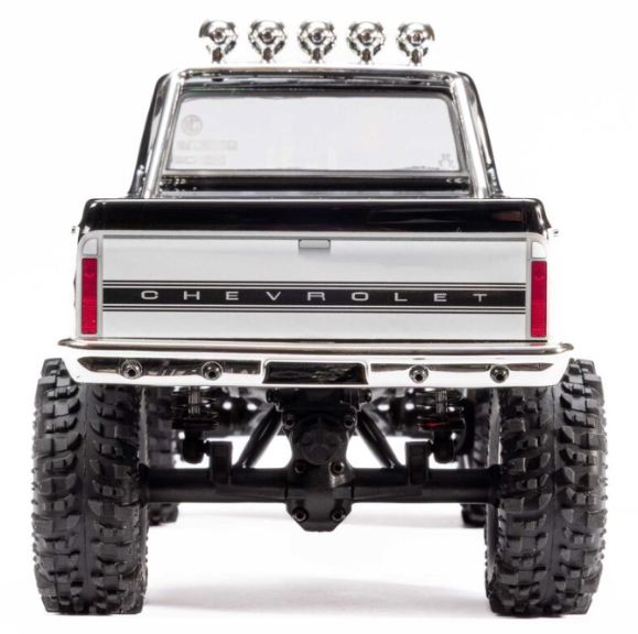 SCX24 Chevrolet C10 nera 1971 1/24 4x4 Brushed Rock Crawler