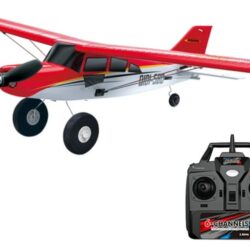 Piper Sport Cub rosso 510mm montato con radio brushless con luci
