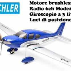 Pegasus SR22 blu 520mm montato con radio