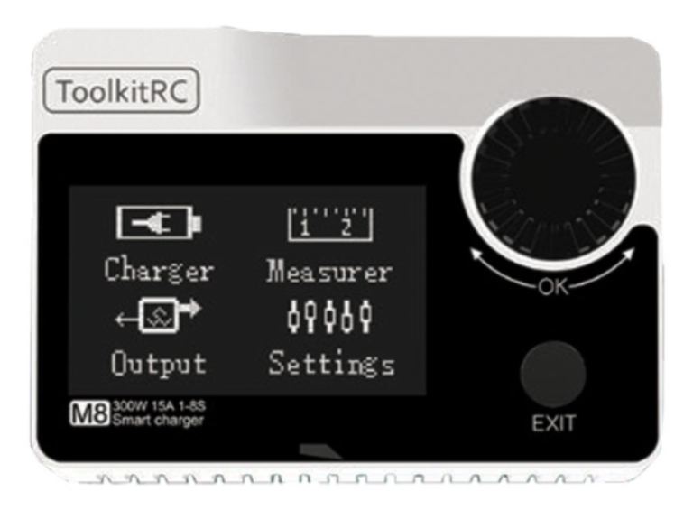 Toolkit M8 Charger Caricabatterie Multiuso White