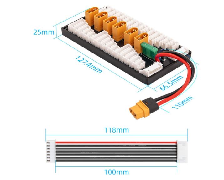 2-6s Multi Adapter Board XT60