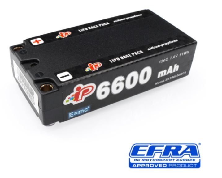 LiPo MC4 Intellect shorty 7,6v HV 6600mAh 120C 220gr 96x47x25,1 mm