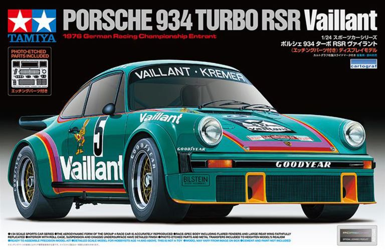Porsche 934 Vaillant 1/24 – TAM24334
