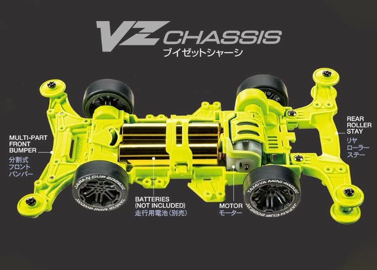 Iron Beak Telaio VZ Japan Cup 2026 Mini4wd