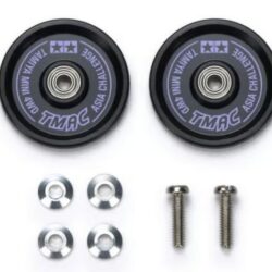 Rotelle Alluminio senza anello 19mm (Nere/Viola) Tmac Mini4wd
