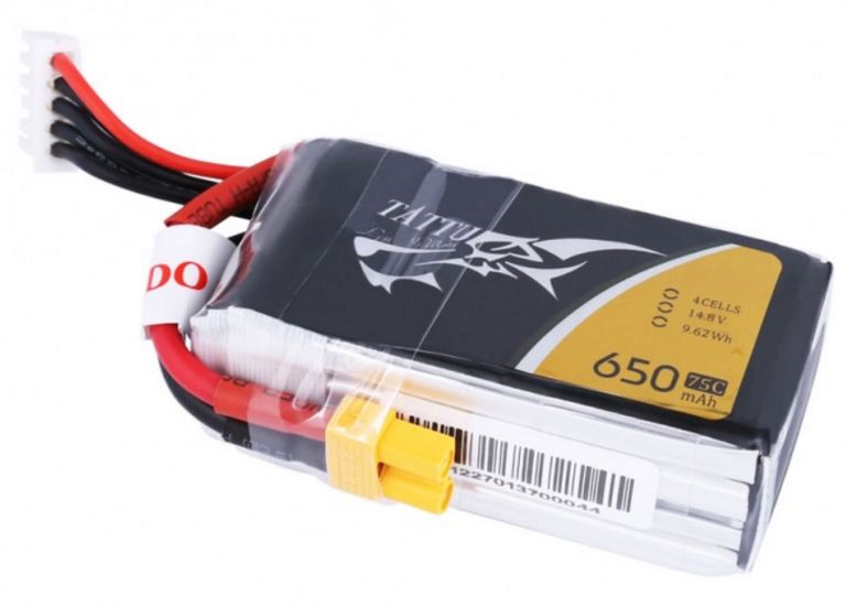Tattu 4s1p 14,8v 650mah 75C XT30 *
