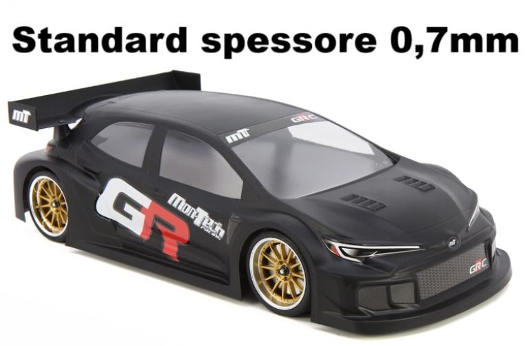 Carrozzeria Toyota Yaris GR-C Standard 0,7mm 190mm FWD trasparente