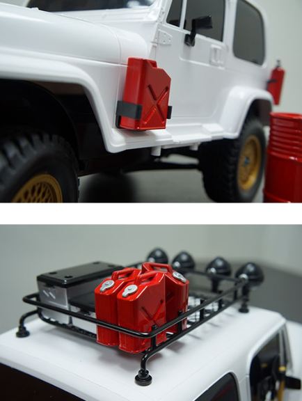 TANICHE CARBURANTE 2pz 1/10 PER JEEP SCALER