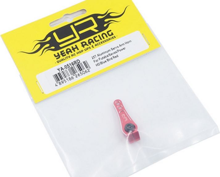 SQUADRETTA ERGAL ROSSA 25T MONOBRACCIO PER FUTABA