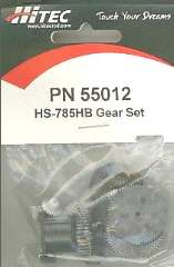 INGRANAGGI NERI SERVO HS785 CARBONITE