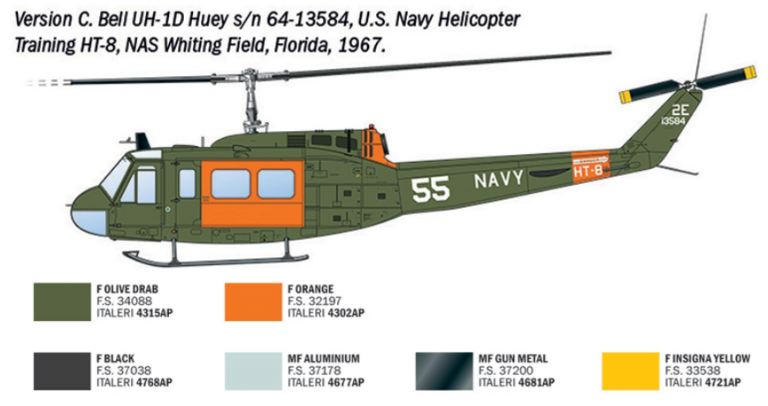 AB205 UH1D SAR 1/48 Esercito Italiano e Carabinieri Augusta Bell