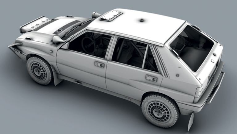 Lancia Delta Hf Integrale 16v Safari Rally 1991 1/12