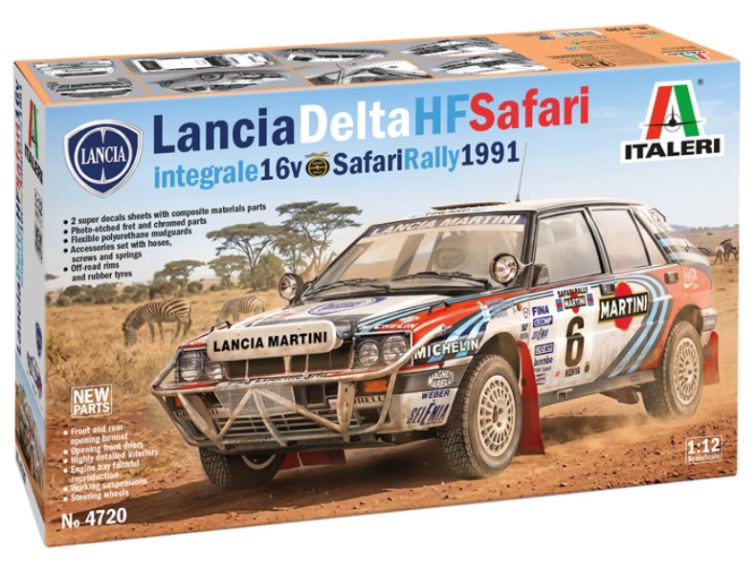 Lancia Delta Hf Integrale 16v Safari Rally 1991 1/12 – ITA4720