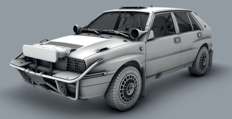 Lancia Delta Hf Integrale 16v Safari Rally 1991 1/12