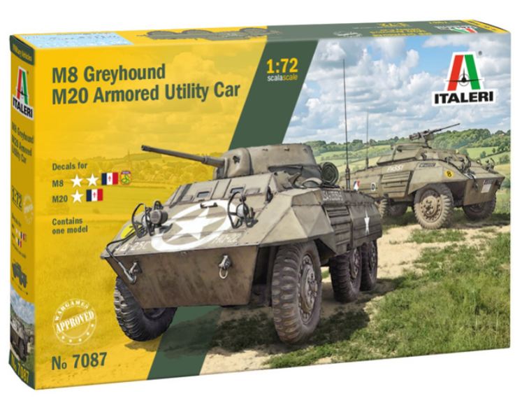 Autoblindo M8 Greyhound / M20 1/72 USA WWII – ITA7087