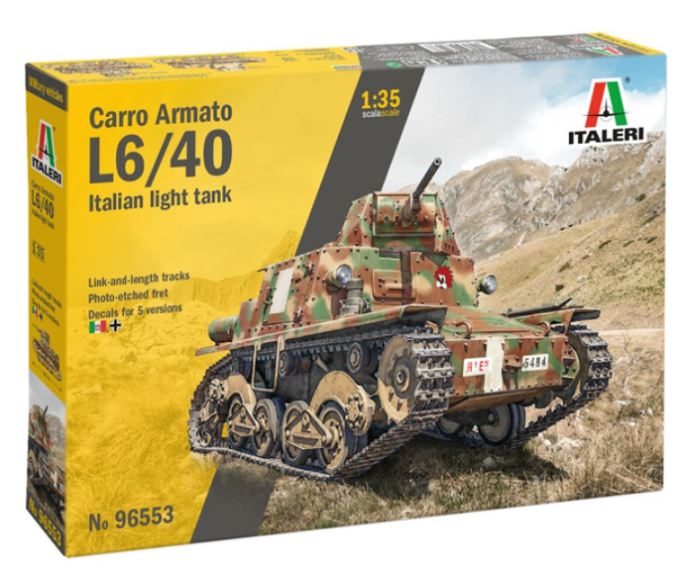 Carro Armato L6/40 Italian Light Tank 1/35 – ITA96553