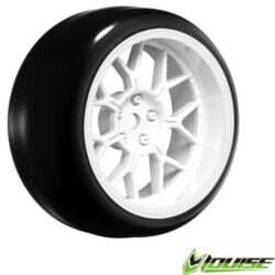 Cerchi e gomme drift 1/10 4pz 12mm Offset 2,4,6,8mm