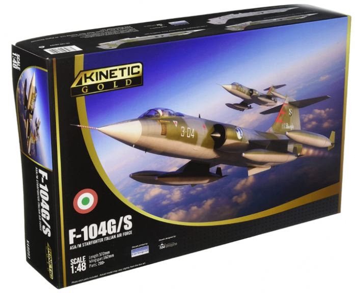 Kinetic F104G/S ASA/M Starfighter Italian Air Force 1/48 F-104G/S – REVKIN48093