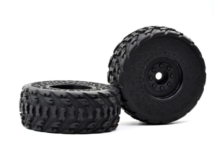 Gomme dBoots FIRETEAM 1/7 incollate su cerchi neri 2pz