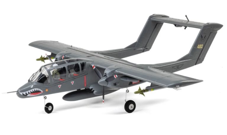 Micro OV10 Bronco 645mm BNF Basic with AS3X and Safe – HOREFLU35050